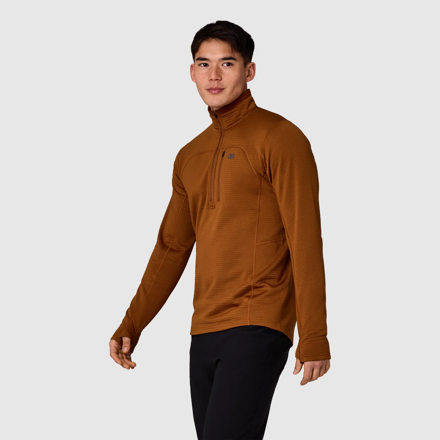 Outdoor Research Vigor Men's Vigor Grid Fleece Half Zip fleecegenser Azurite S ActiveTemp