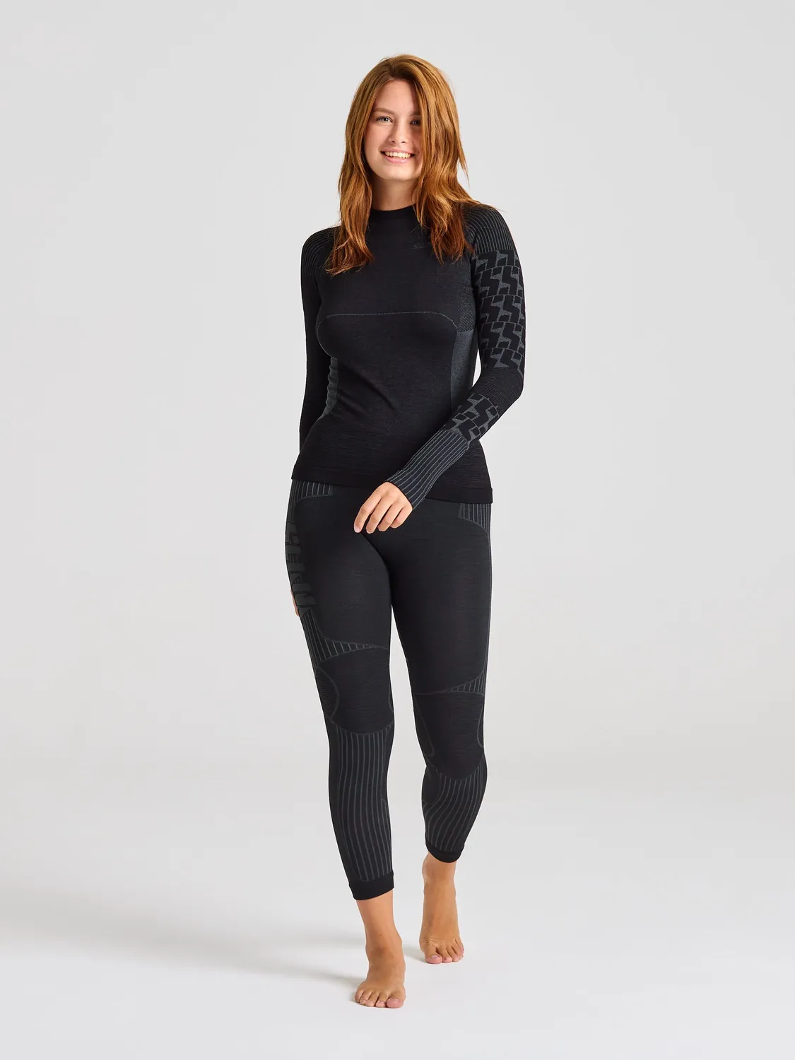 Slam PRO Seamless Merino Tight longs Black Ink XS–L merinoblanding