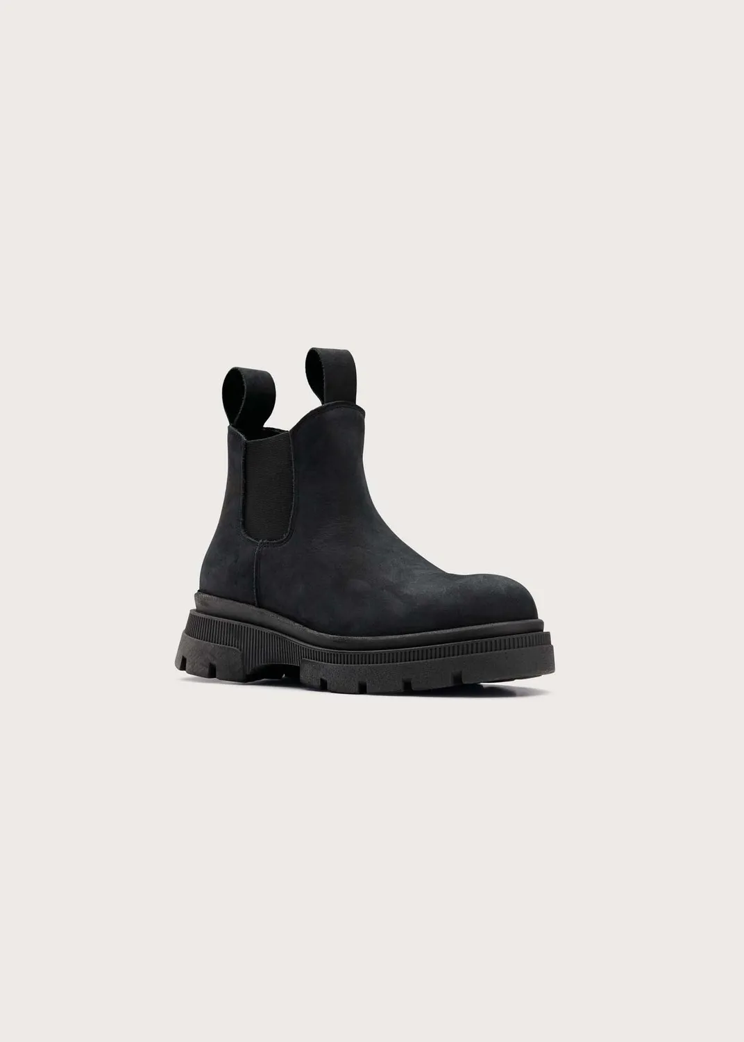 Brgn Low Chelsea Boot støvletter mørkegrønne nubuk