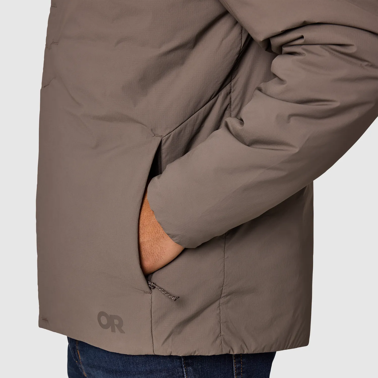 Outdoor Research Vesper Insulated Shirt Jacket skjortejakke herre Gravel