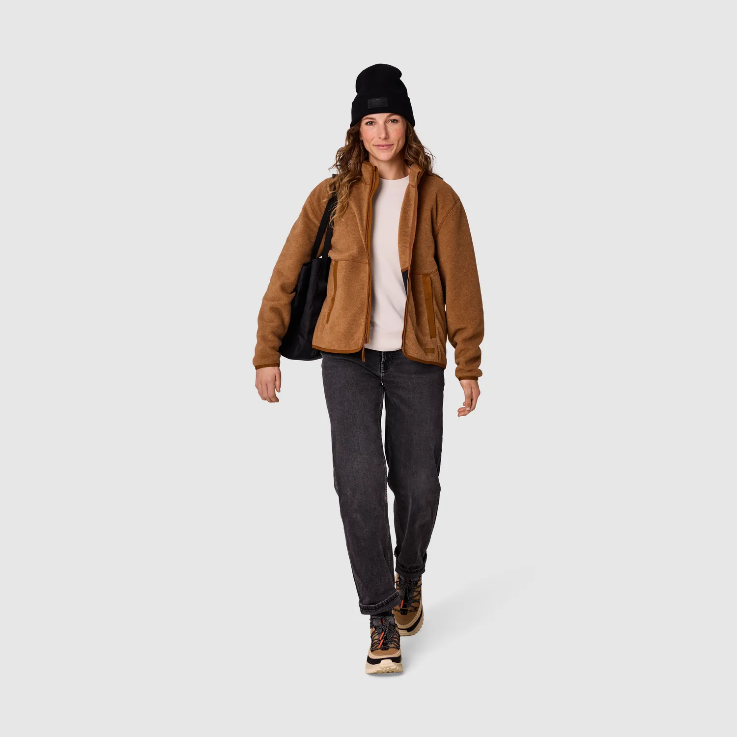 Outdoor Research Deming Fleece Jacket fleecejakke dame Pecan ullblanding