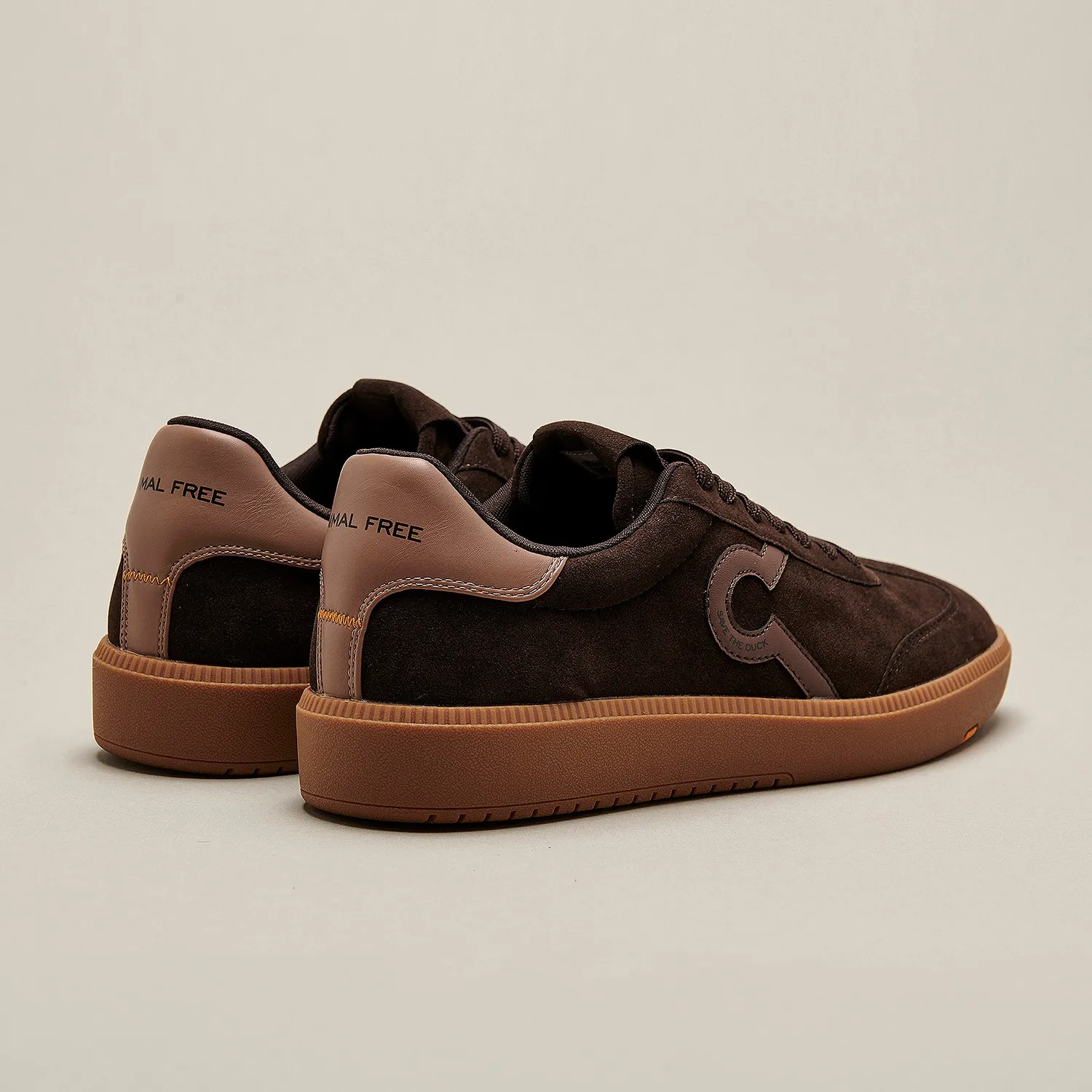 Save The Duck Gale sneakers herre mørk brun dyrefri