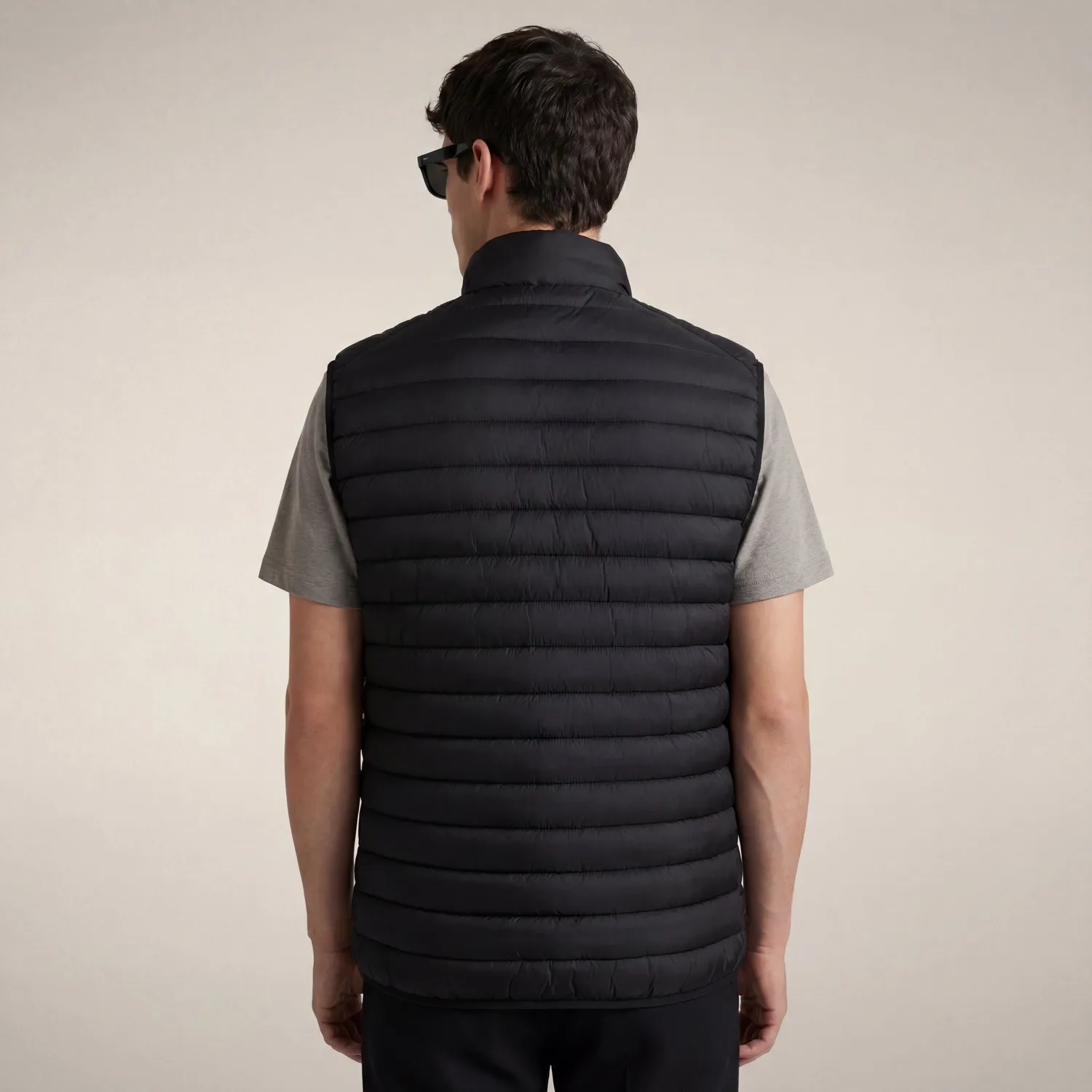 Save The Duck Adam quiltet vest herre XS–4XL svart Plumtech