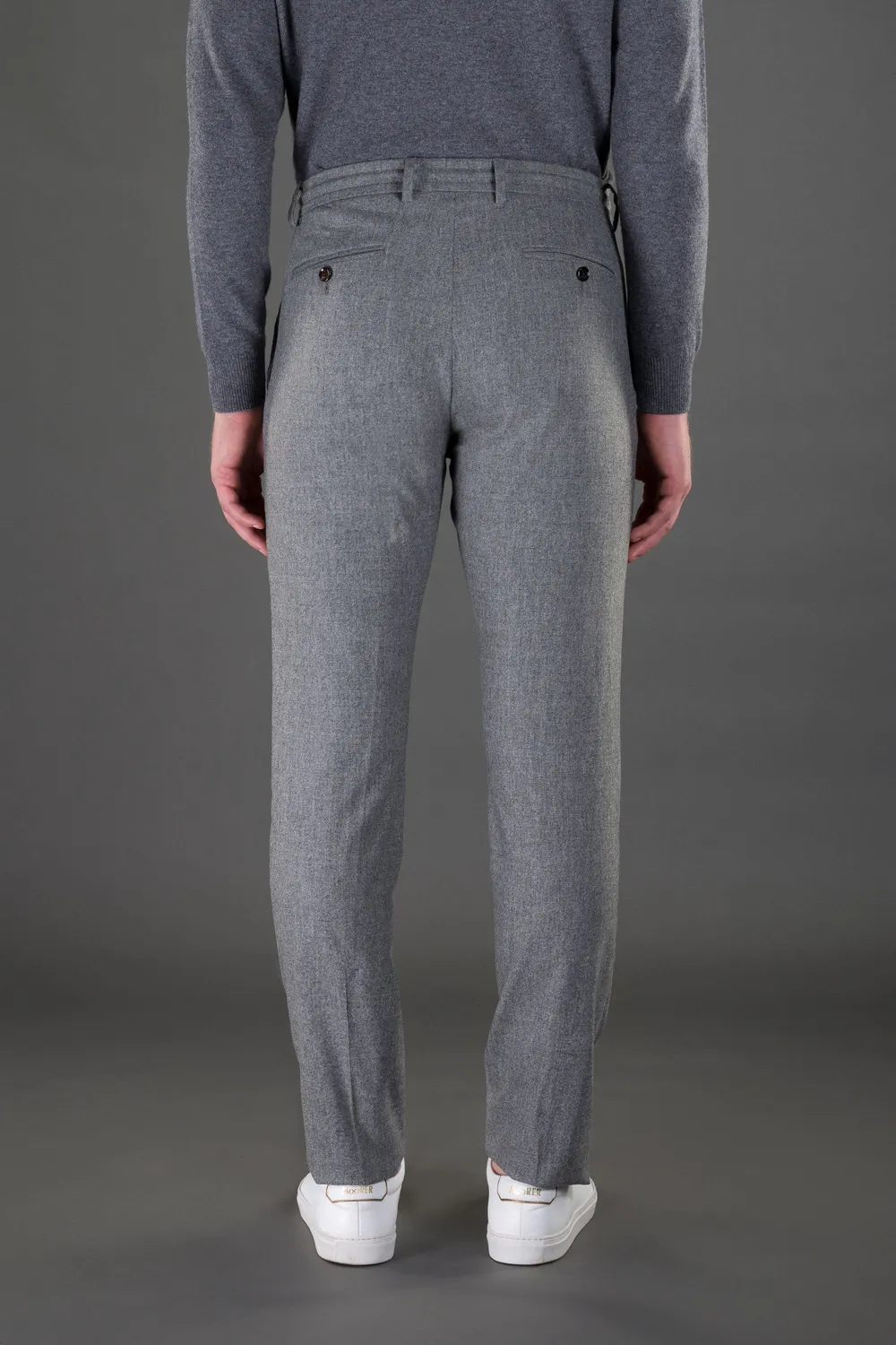Moorer ANTON-FSR bukse antrasitt ull cashmere