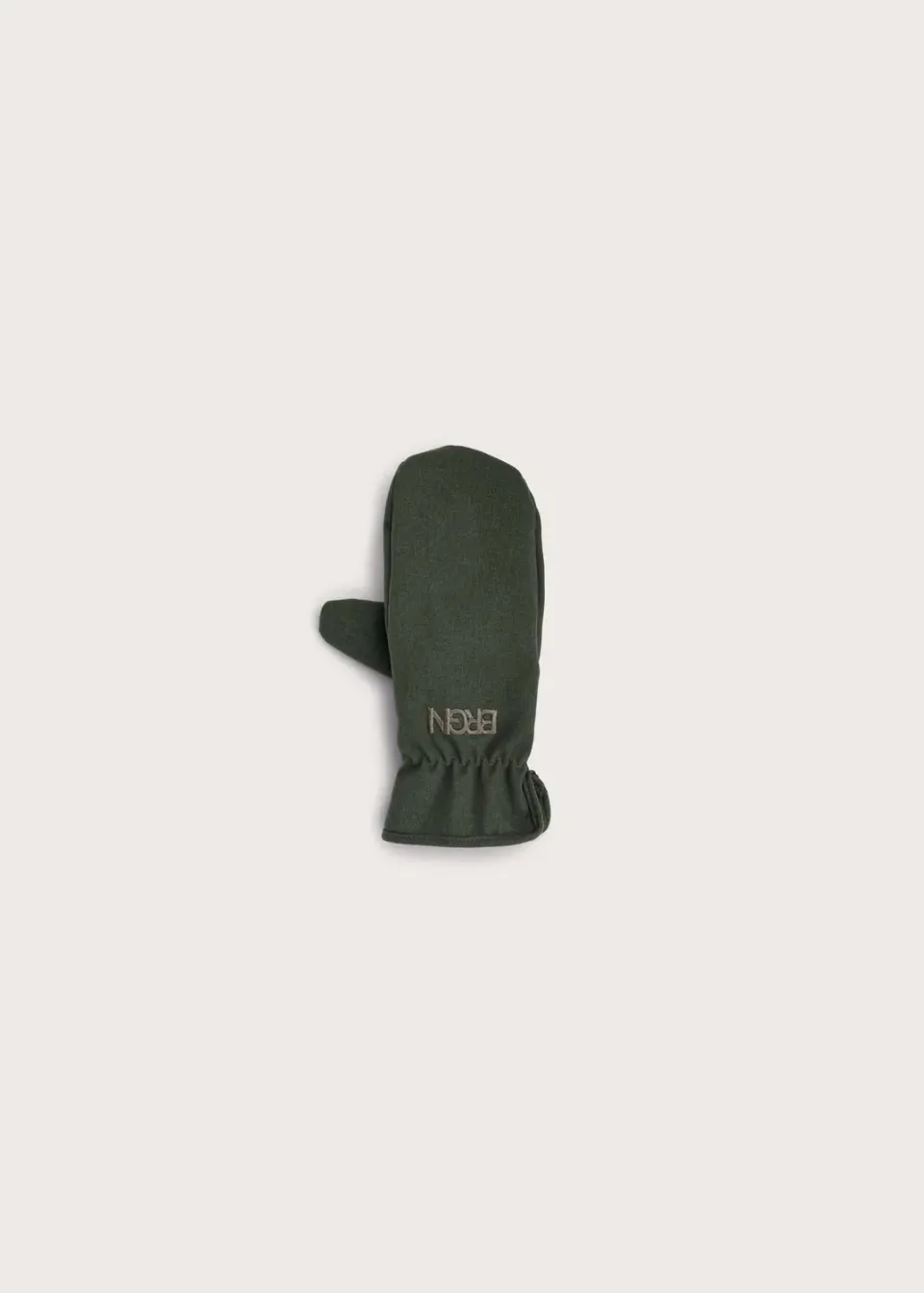 Brgn Mittens votter Rosin Dark Green resirkulert fleece