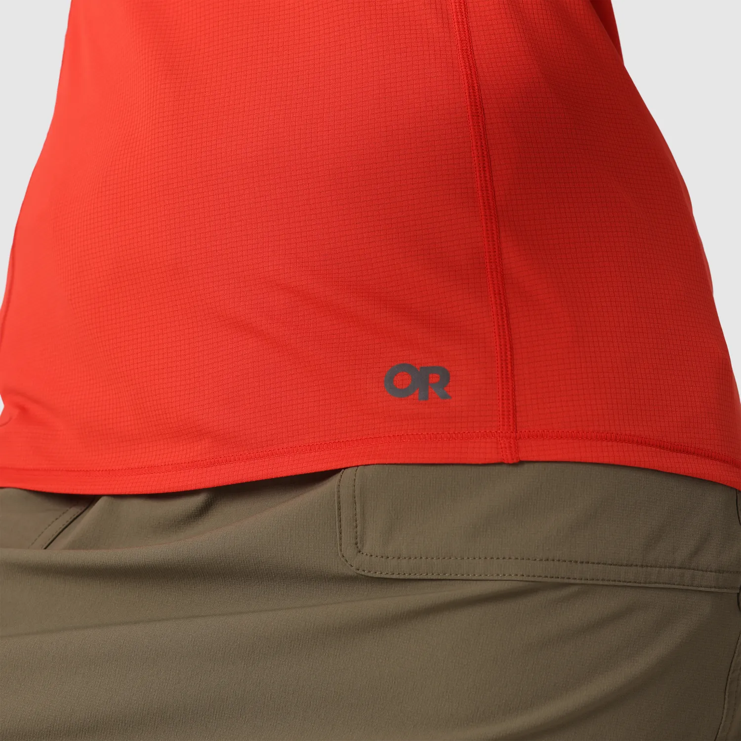 Outdoor Research Echo Long Sleeve Tee langermet trøye Cardinal UPF 15