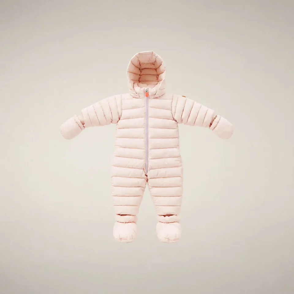Save The Duck Storm vinterdress baby whisper pink avtakbar hette