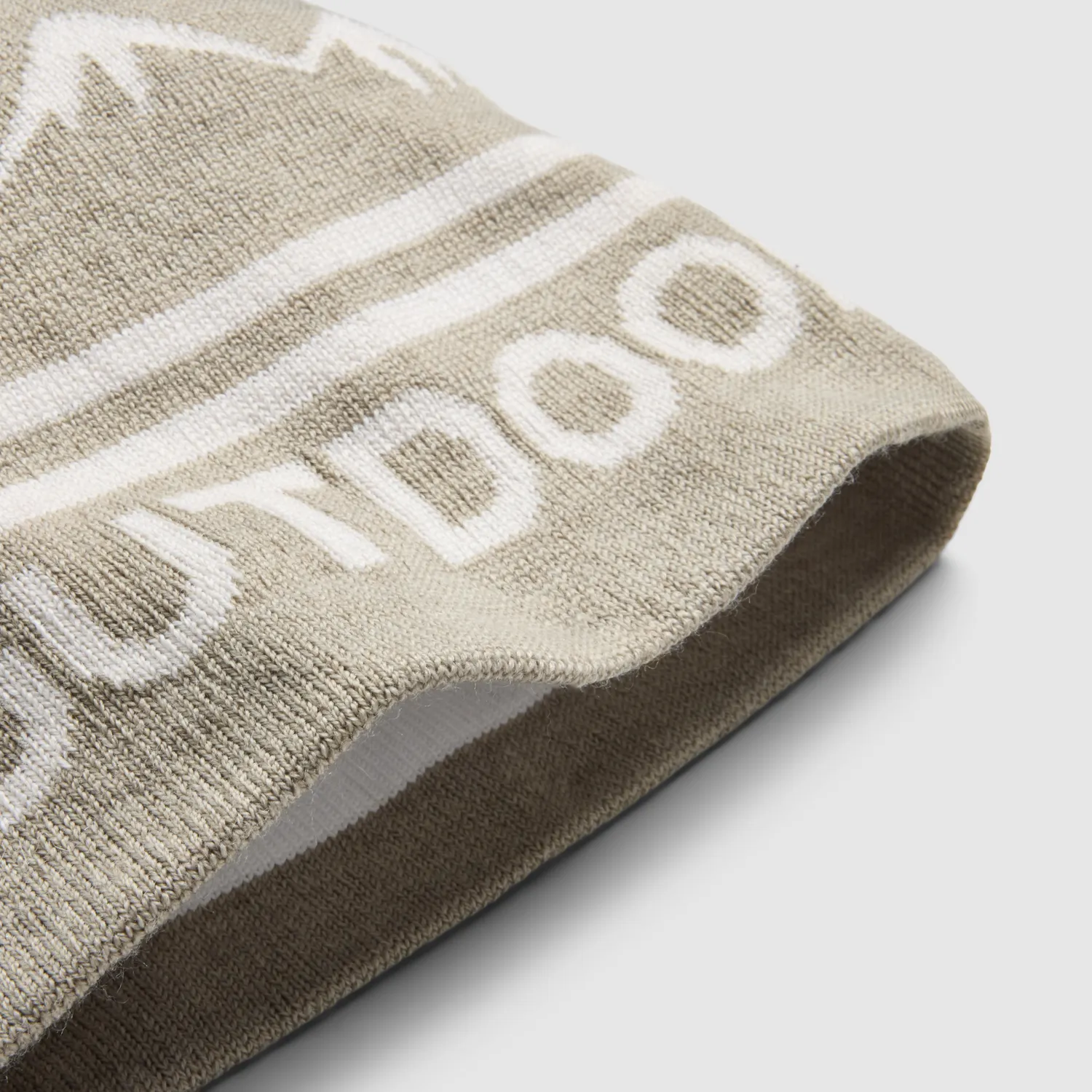 Outdoor Research OR Logo Knit Beanie strikkelue Pro Khaki/Oyster