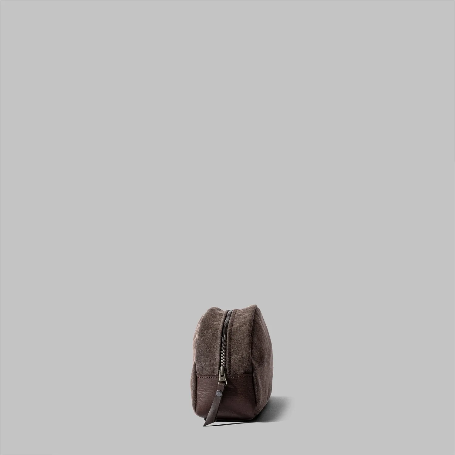 John Partridge Asterley Brown Waxed Cotton toalettmappe brun 4 liter