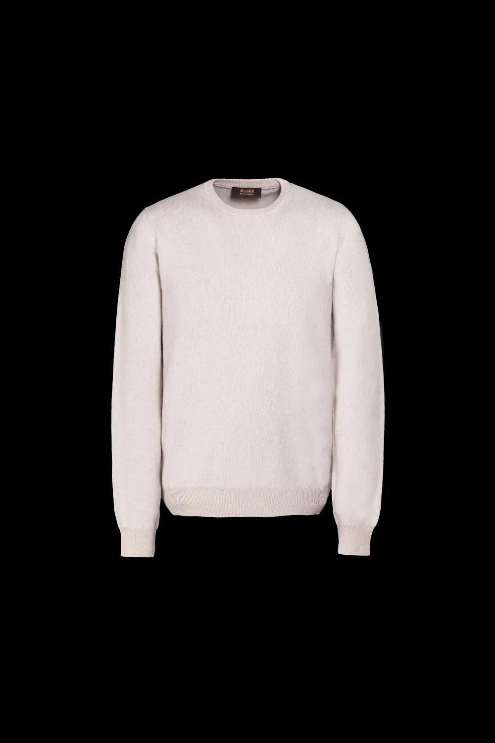 Moorer Orvieto-BC genser Naturale babycashmere rund hals