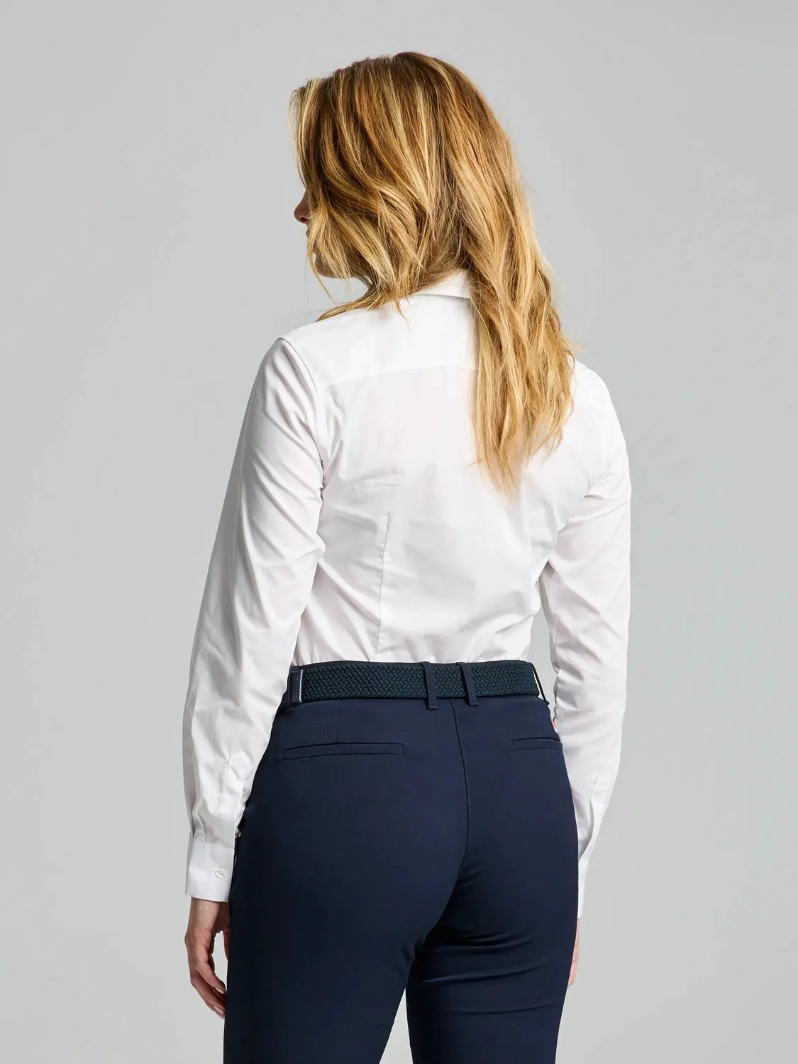 Slam Deck WS No Iron Shirt skjorte Bright White bomull