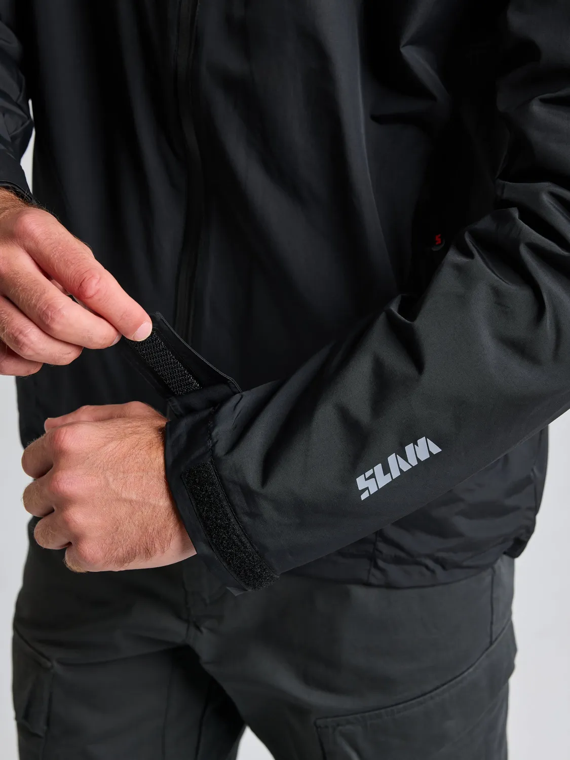 Slam Crew Warm Hooded Jacket seiljakke herre, 5000 mm vanntett