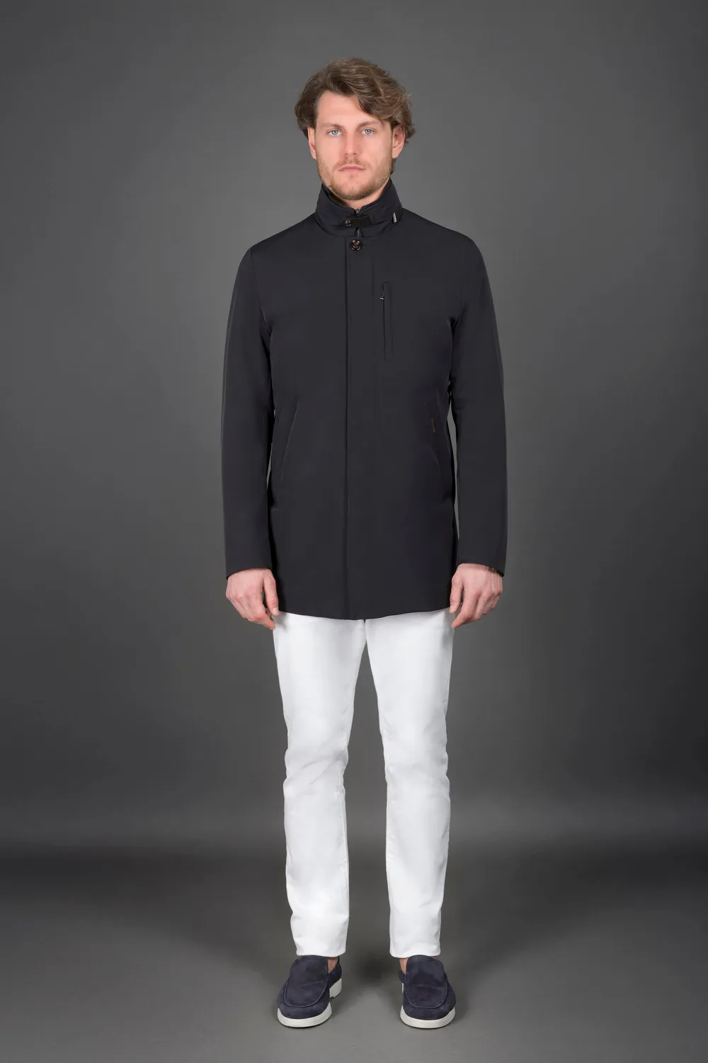 Moorer EDGAR-KR teknisk frakk Acqua toveis stretch