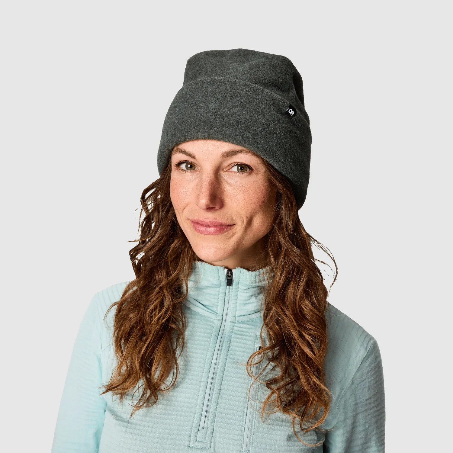 Outdoor Research Deming Fleece Beanie lue fleece Dark Laurel