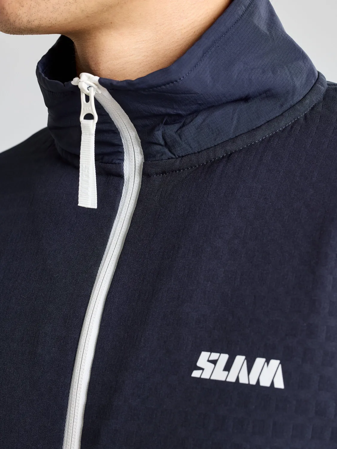 Slam Altura FZ Grid Fleece fleecejakke herre mørk marine