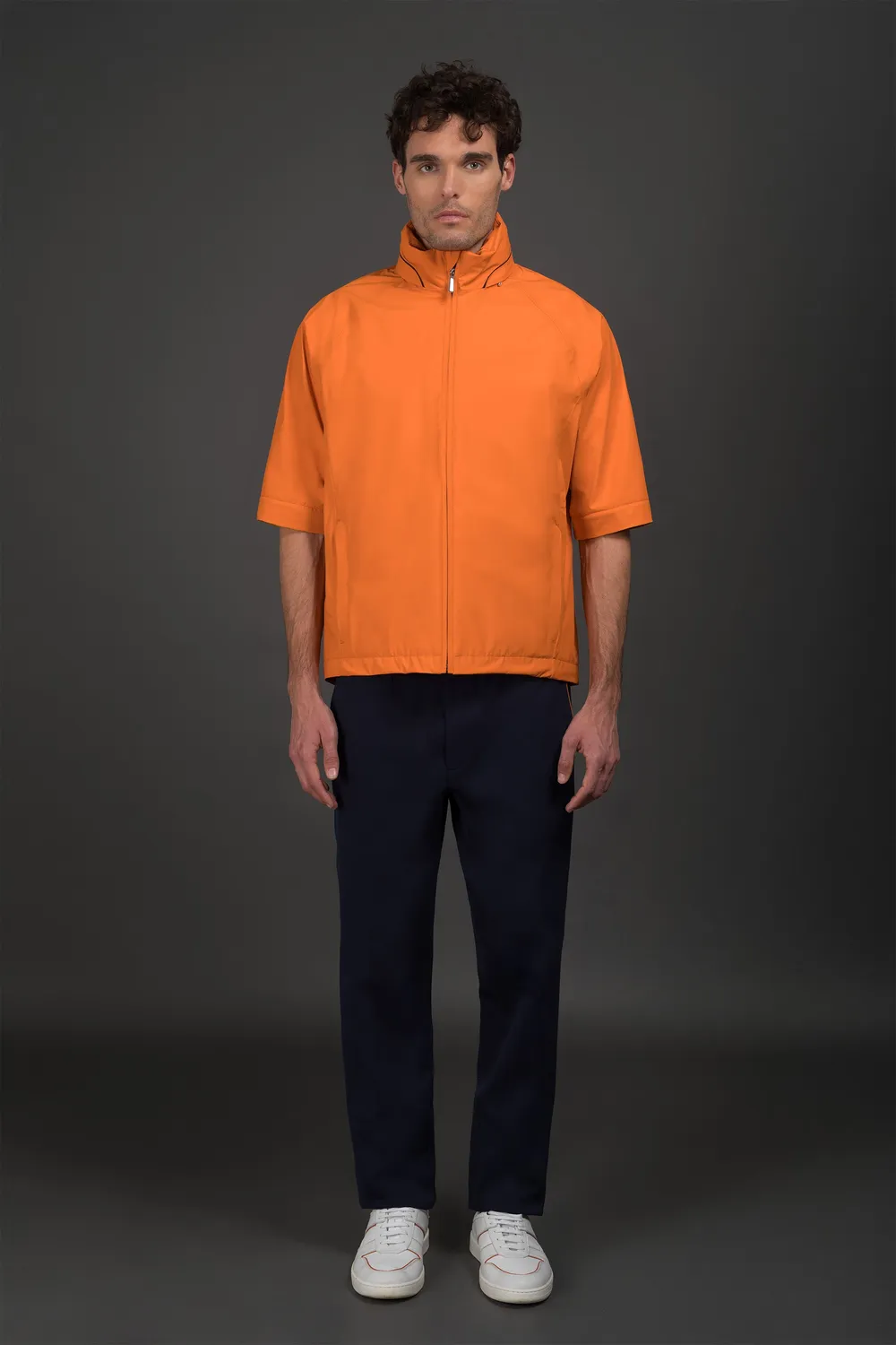 Moorer RYE-G7 golfjakke oransje – vindtett og vanntett