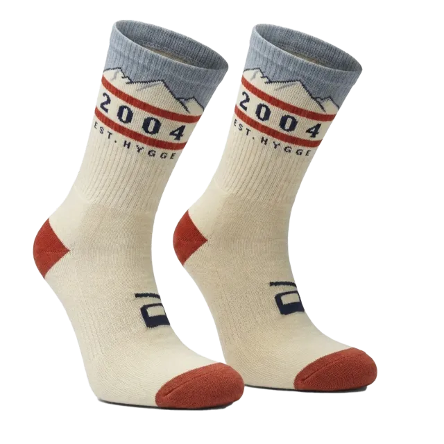 House of Hygge Hygge Quote Socks ullsokker Misty Blue 32/35–44/47