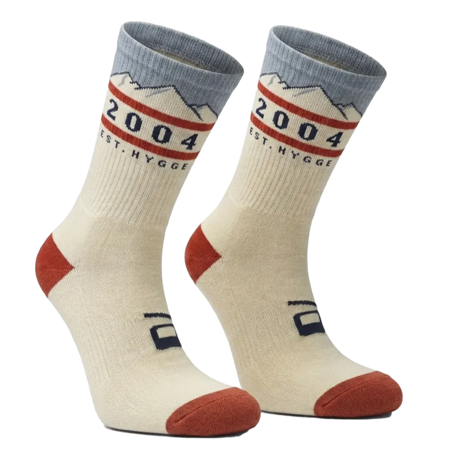 House of Hygge Hygge Quote Socks ullsokker Misty Blue 32/35–44/47