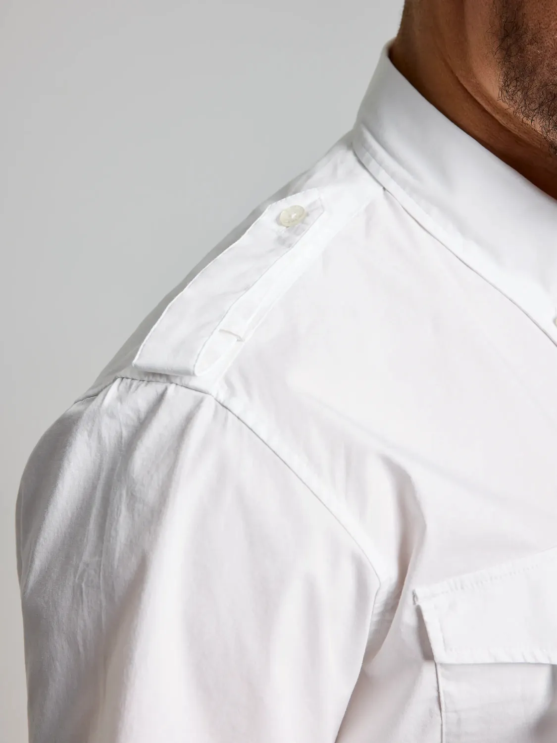 Slam Deck Yacht Shirt kortermet skjorte Bright White