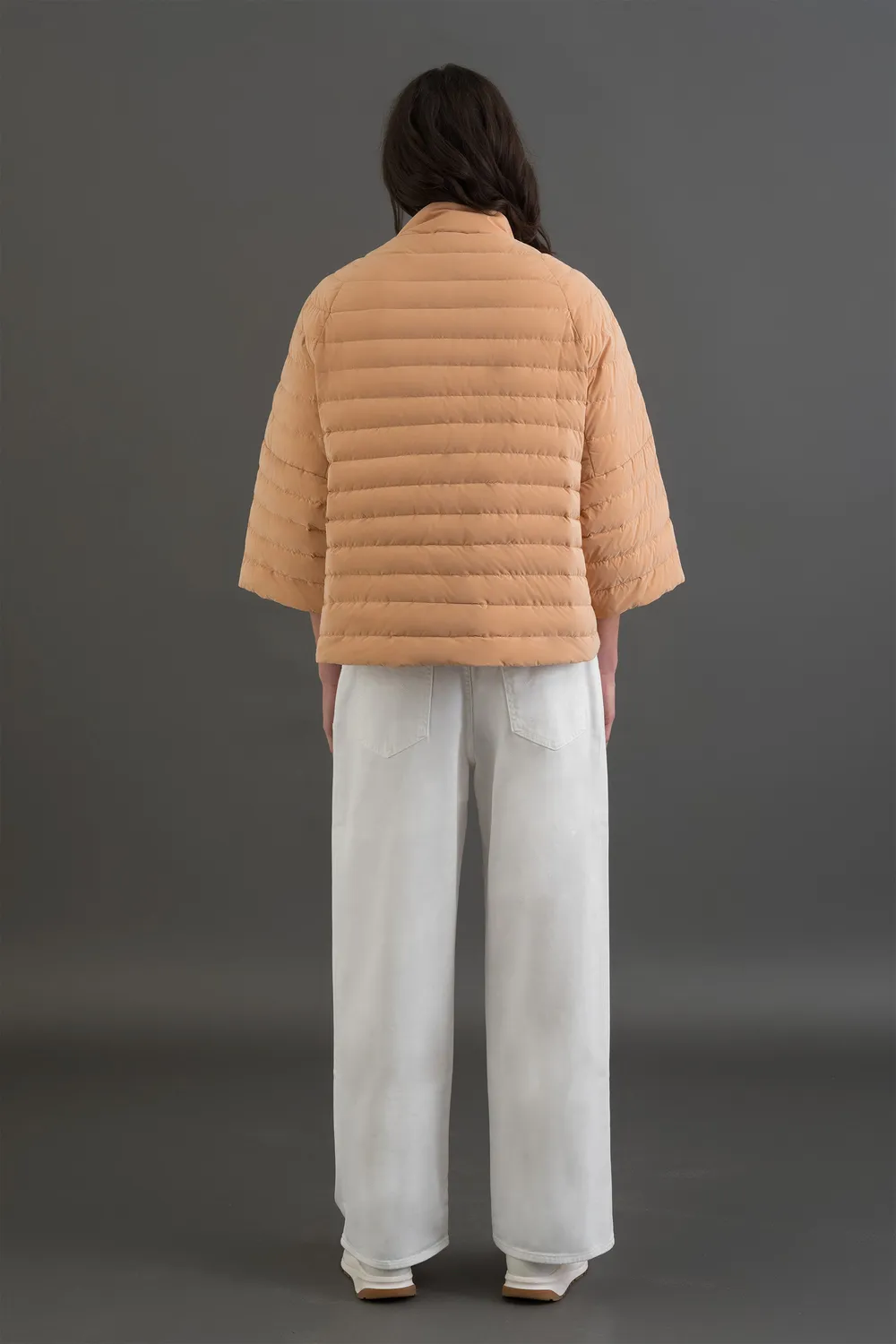 Moorer VAGLIA-OS kappe Mango Pearl dun