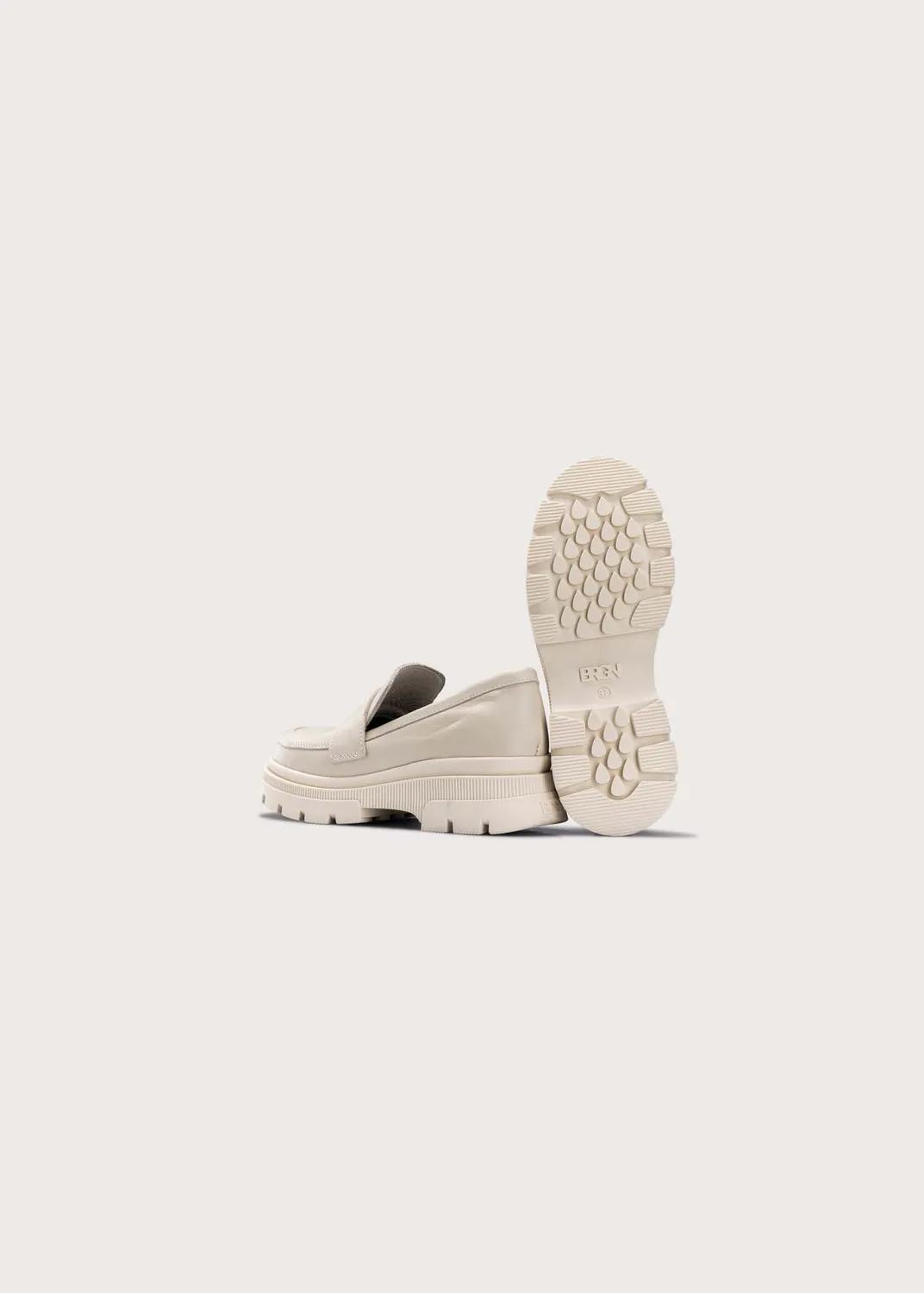 Brgn Loafers sko sand 36–45 vannfaste