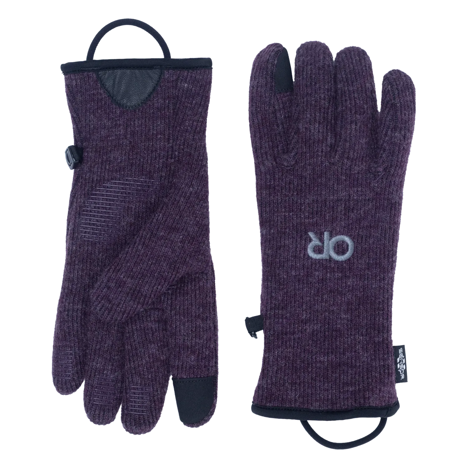 Outdoor Research Flurry Sensor Glove hansker Solid Black touchscreen