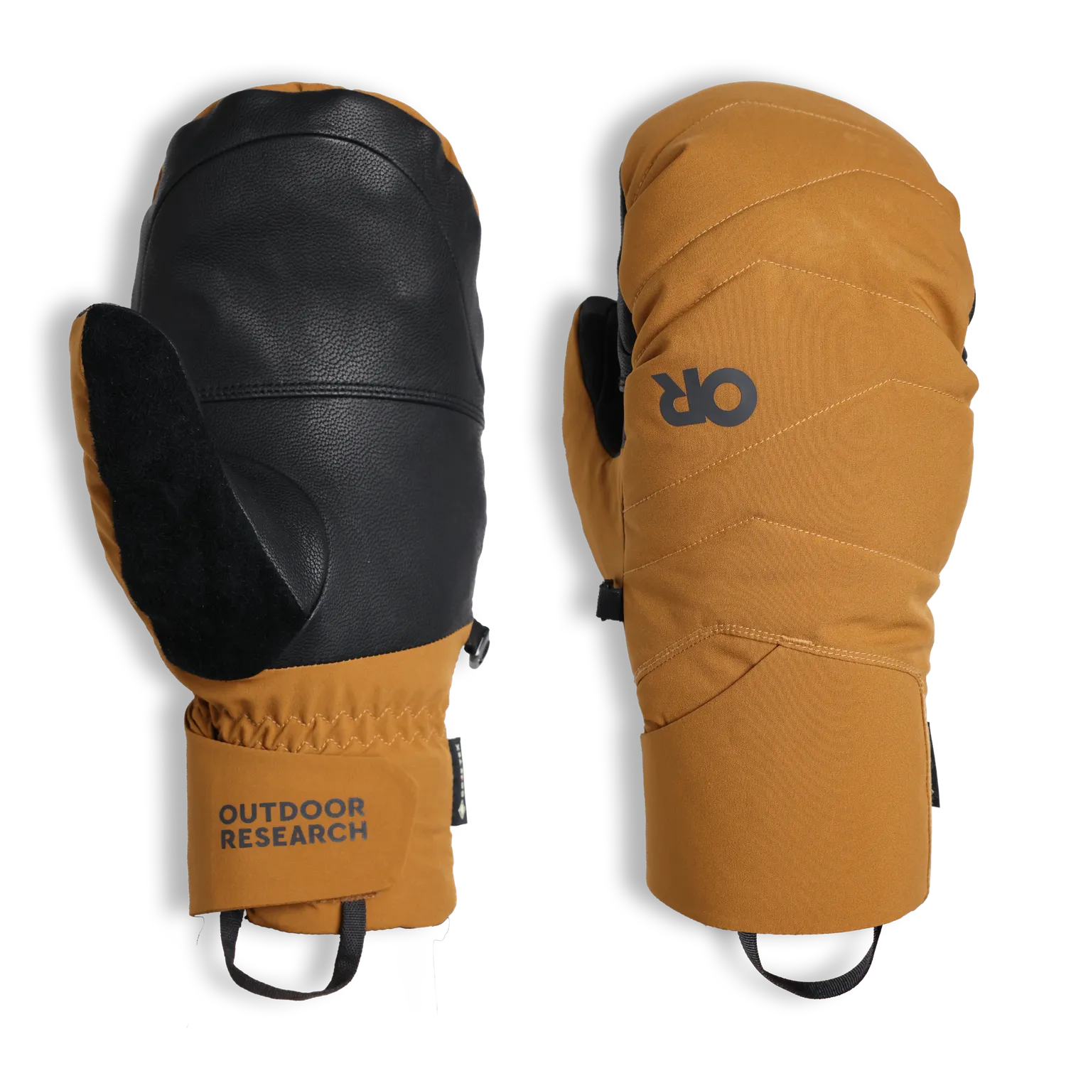 Outdoor Research Stormbound GORE-TEX Down Mitt votter Amber 700-fill dun
