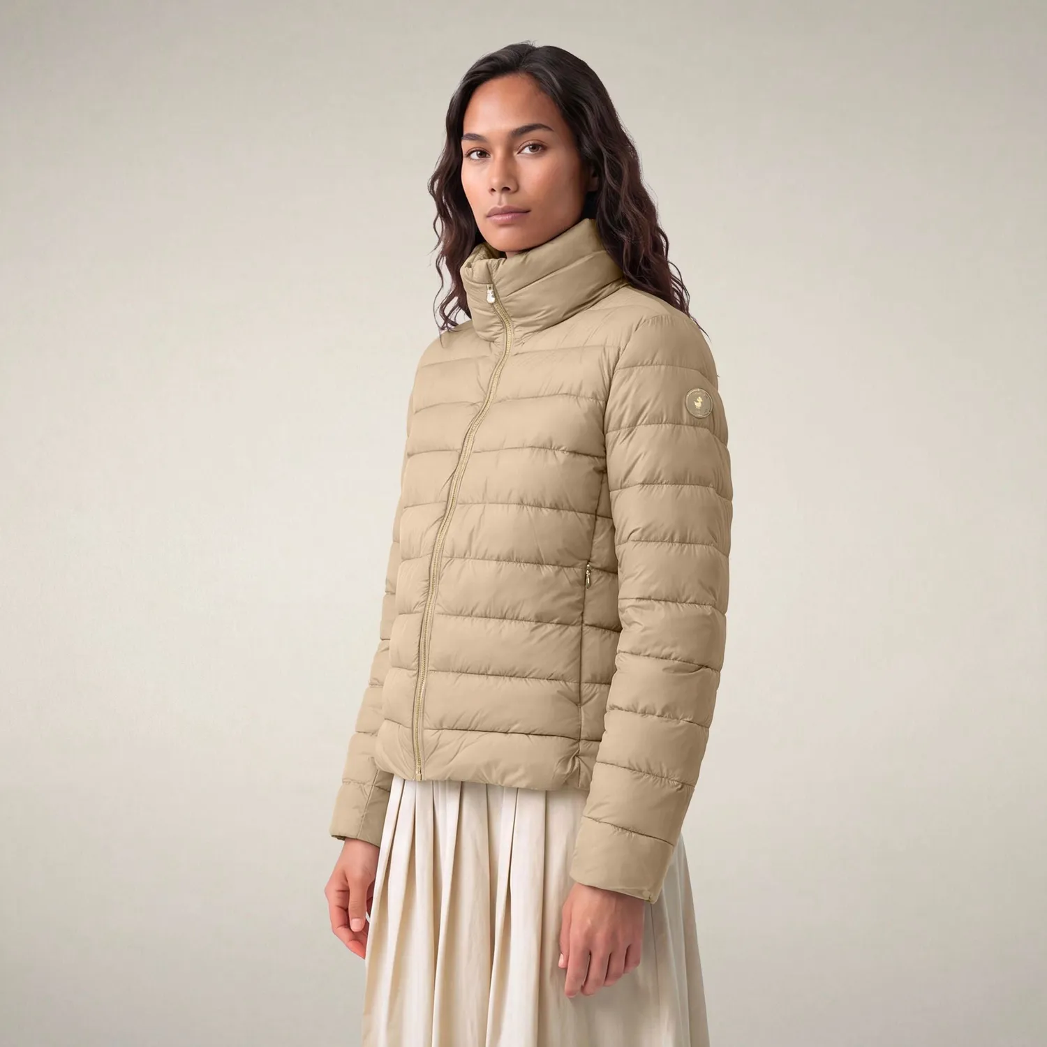Save The Duck Light Air Susy boblejakke dame Stone Beige