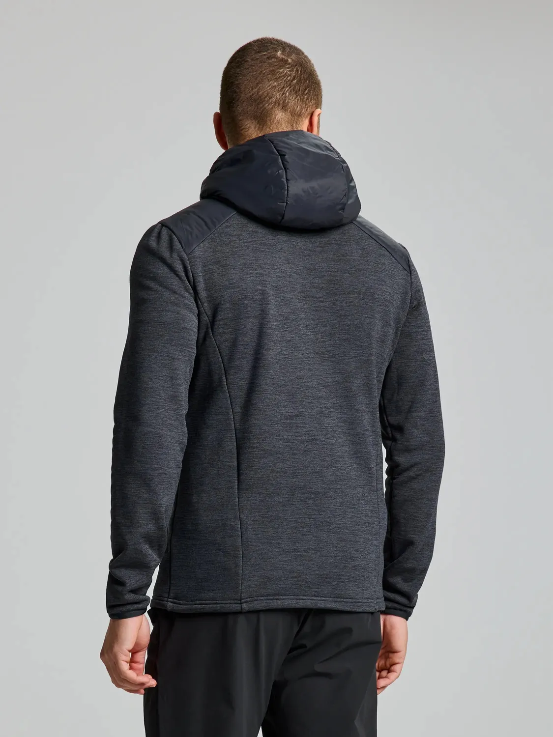 Slam ACT Act Hybrid Fleece fleecegenser herre med hette