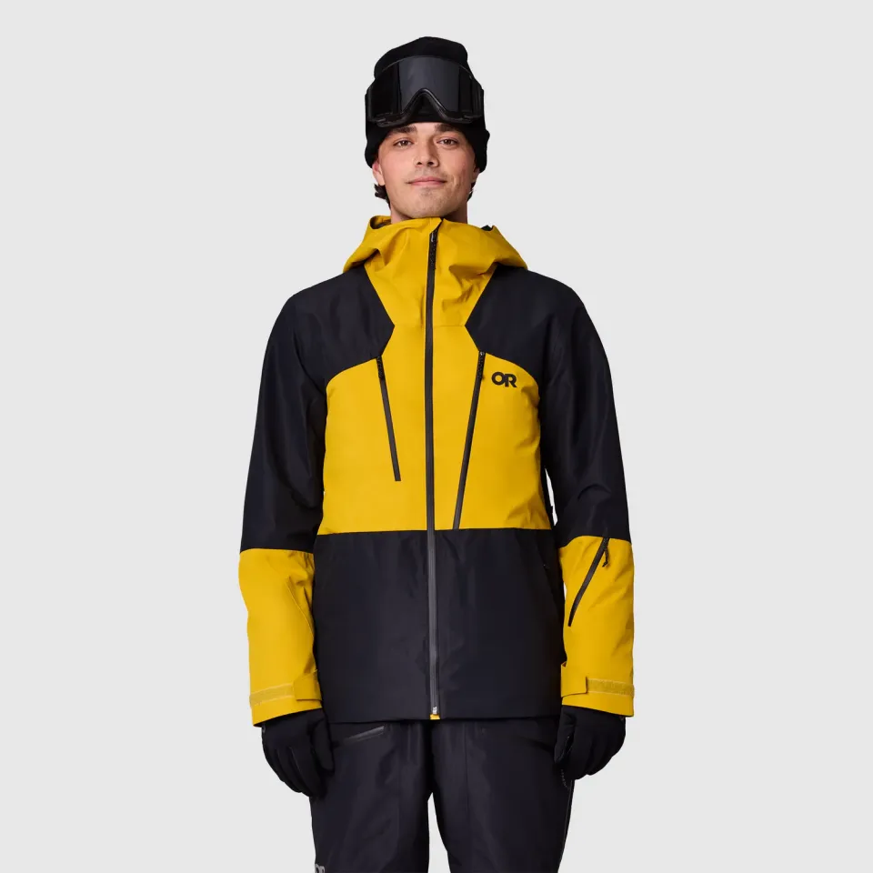 Outdoor Research Powderverse Jacket skijakke Amber/Black isolert