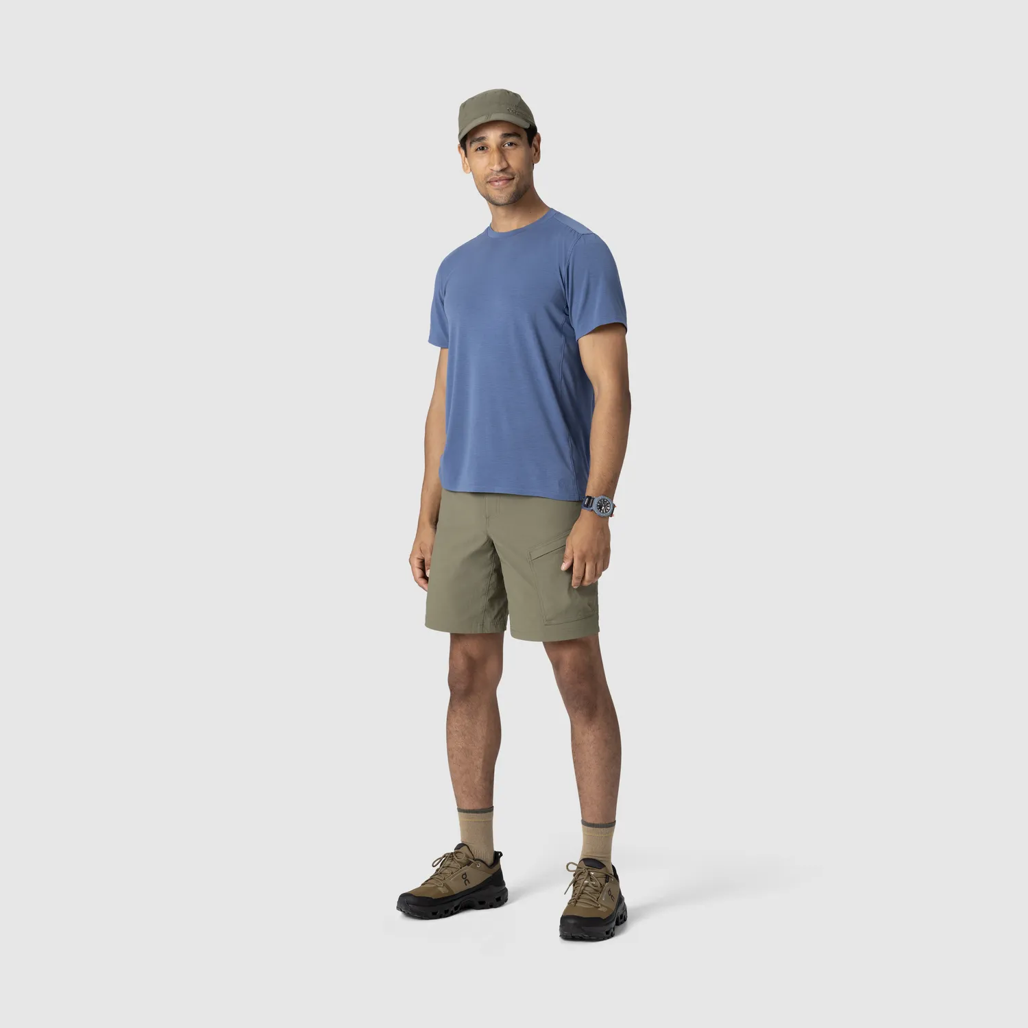 Outdoor Research Timberline Utility Short turshorts herre Ranger Green UPF 50+