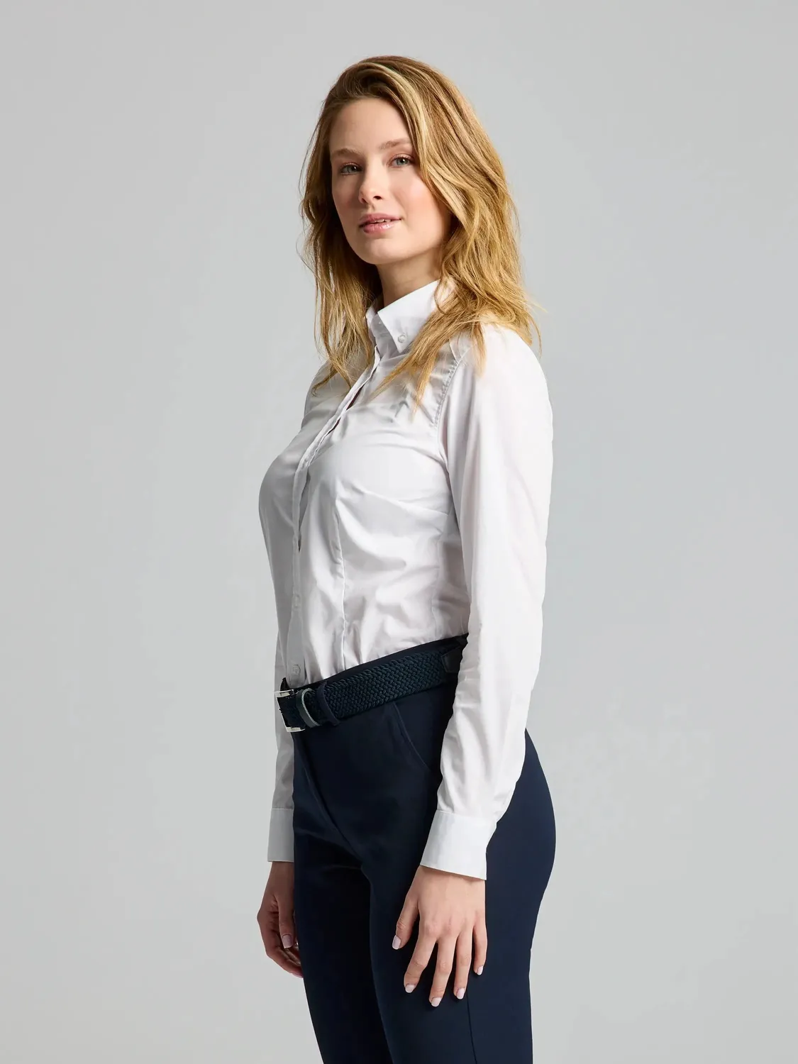 Slam Deck WS No Iron Shirt skjorte Bright White bomull