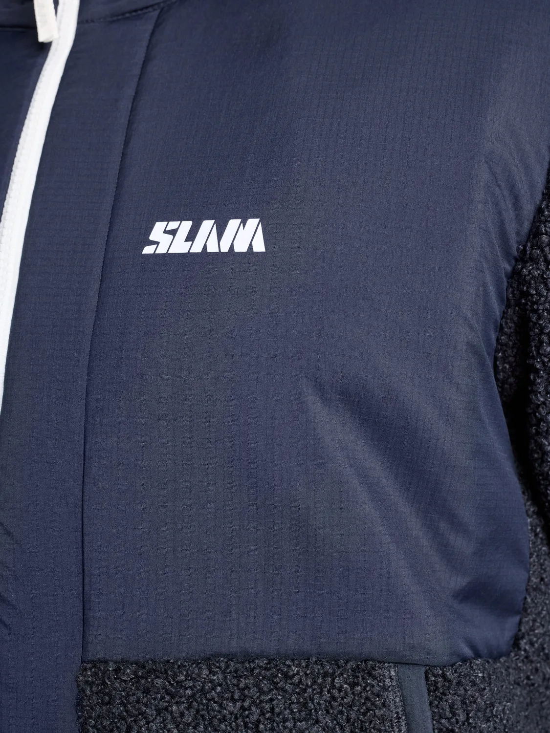 Slam Altura FZ Fleece fleecejakke Dark Navy vindtett bryst