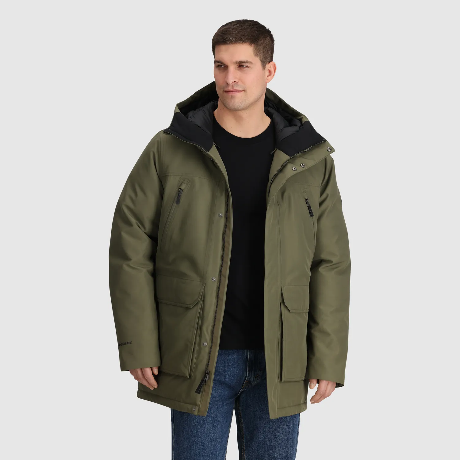 Outdoor Research Stormcraft GORE-TEX Down Parka dunparka herre