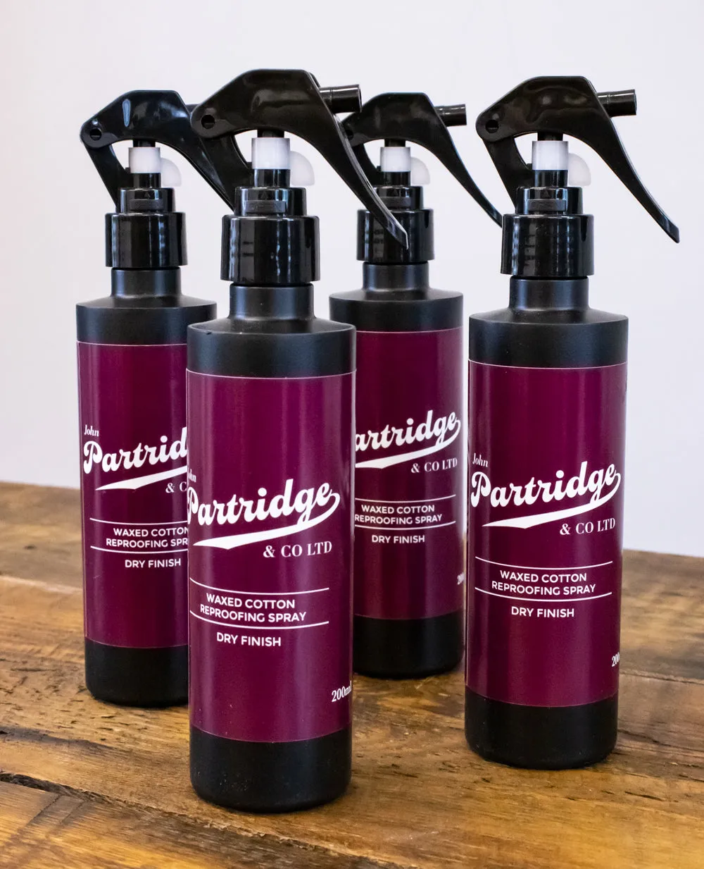 John Partridge Waxed Cotton Reproofing Spray impregneringsspray 200 ml tørr finish