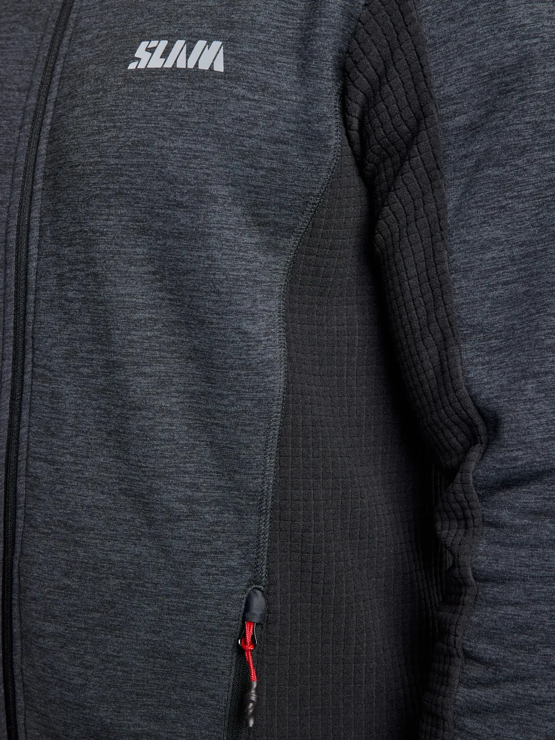 Slam ACT Hooded Power Fleece fleecejakke herre med hette