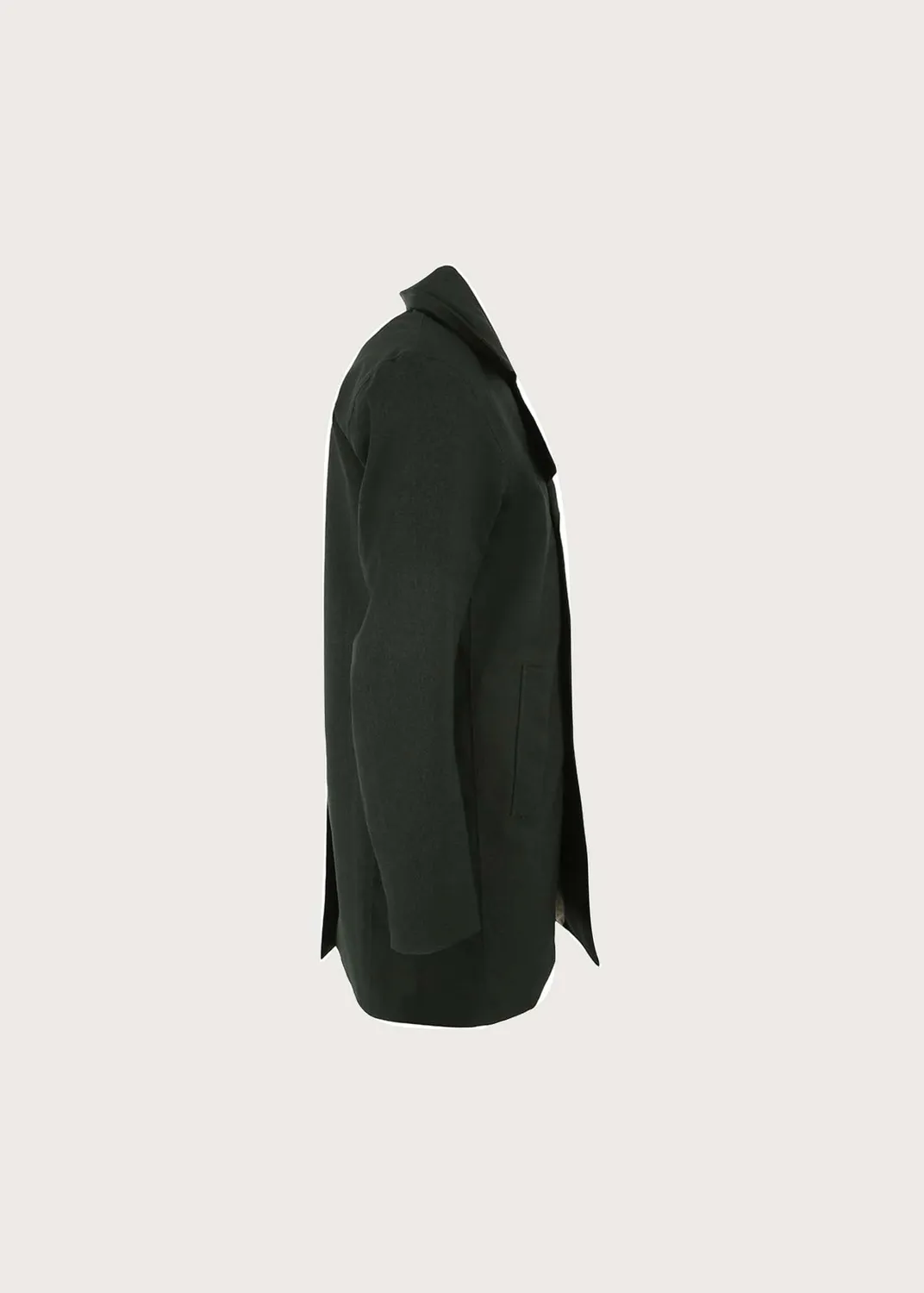 Brgn Hagl Coat regnfrakk herre Rosin Dark Green – 80 gsm fôr