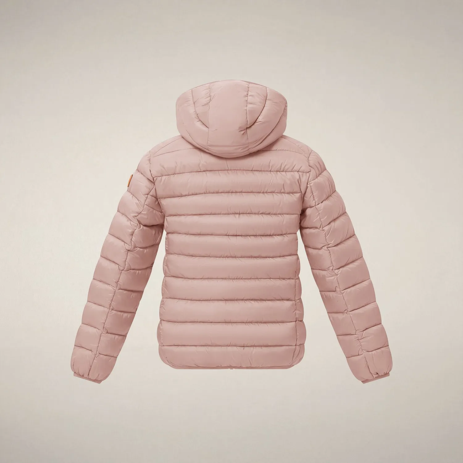 Save The Duck Iris jakke jente Baby Pink dyrefri vattert
