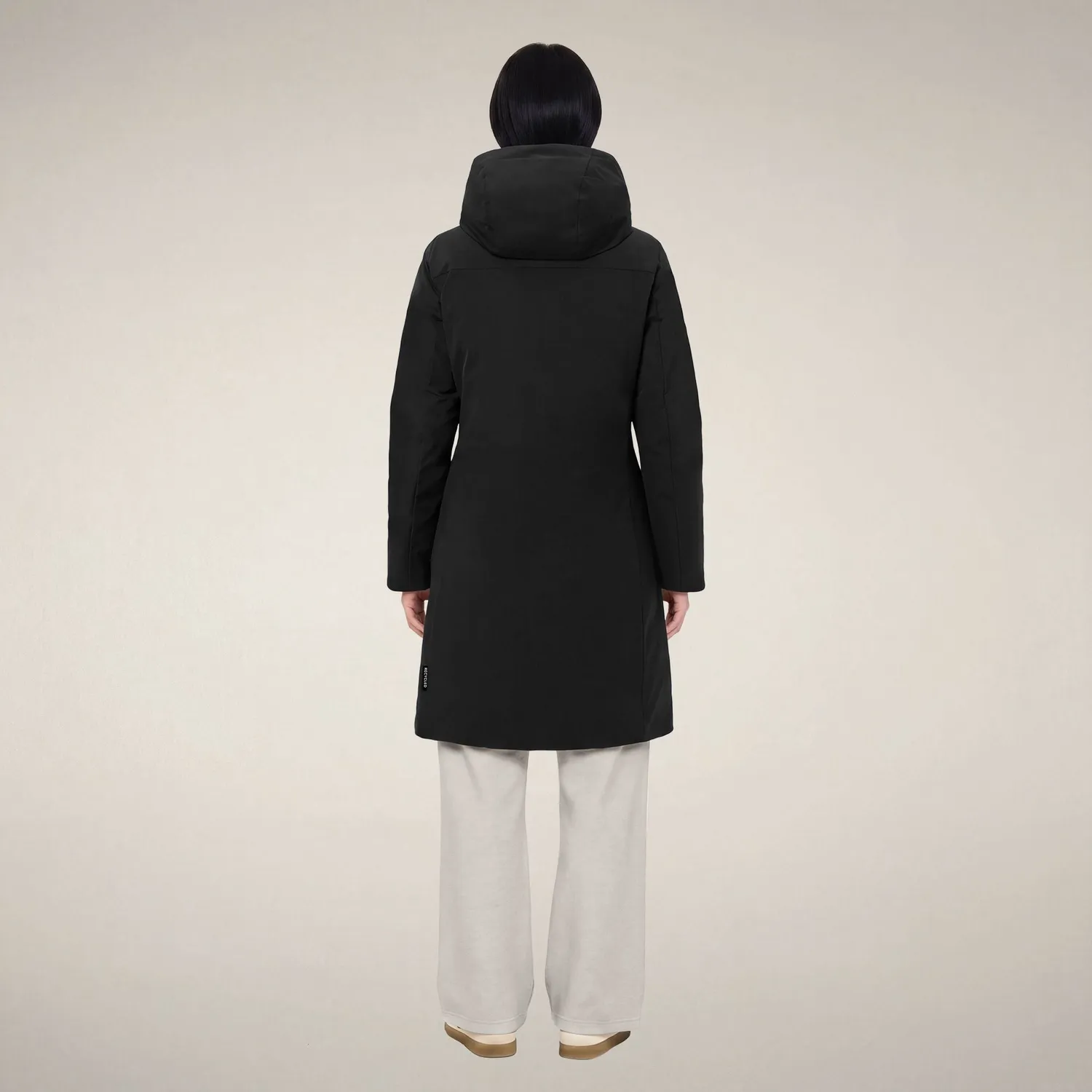 Save The Duck Leandra vinterkåpe dame Black slim fit