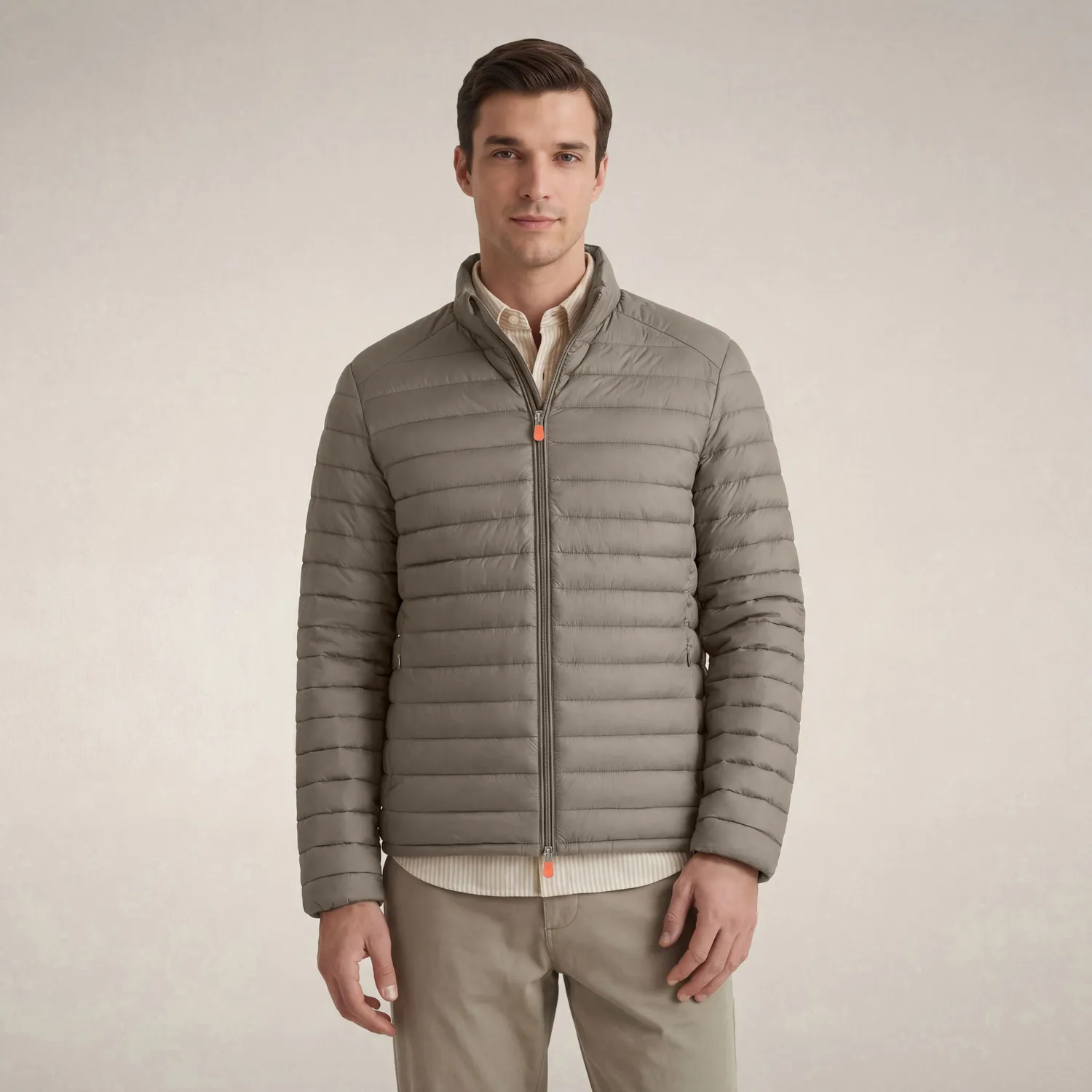 Save The Duck Alexander boblejakke herre Elephant Grey
