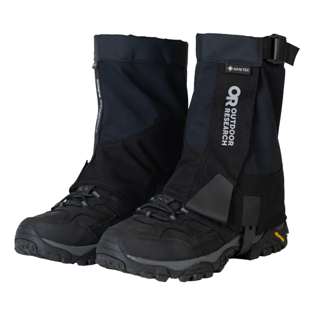 Outdoor Research Crocodile Mid-Height gamasjer Black vanntette