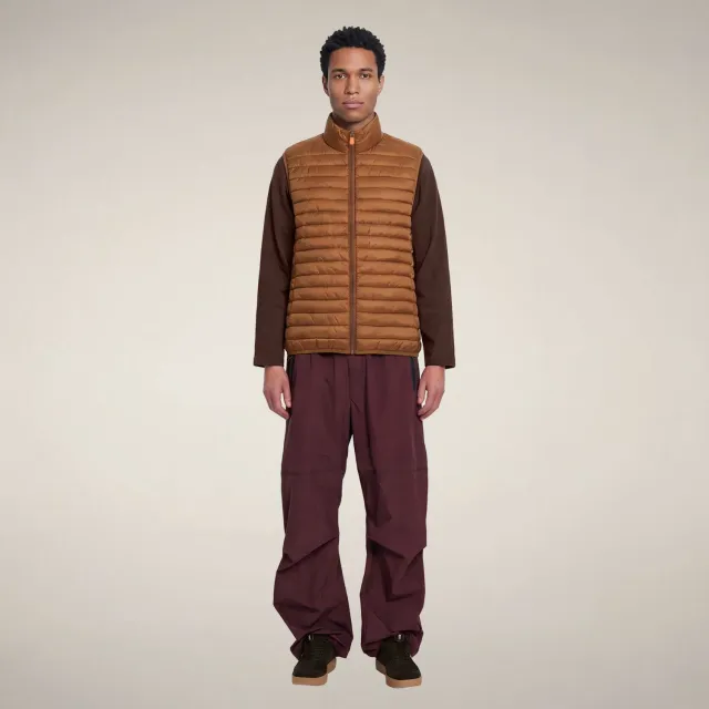 Save The Duck Vince vest herre noisette brown glidelås