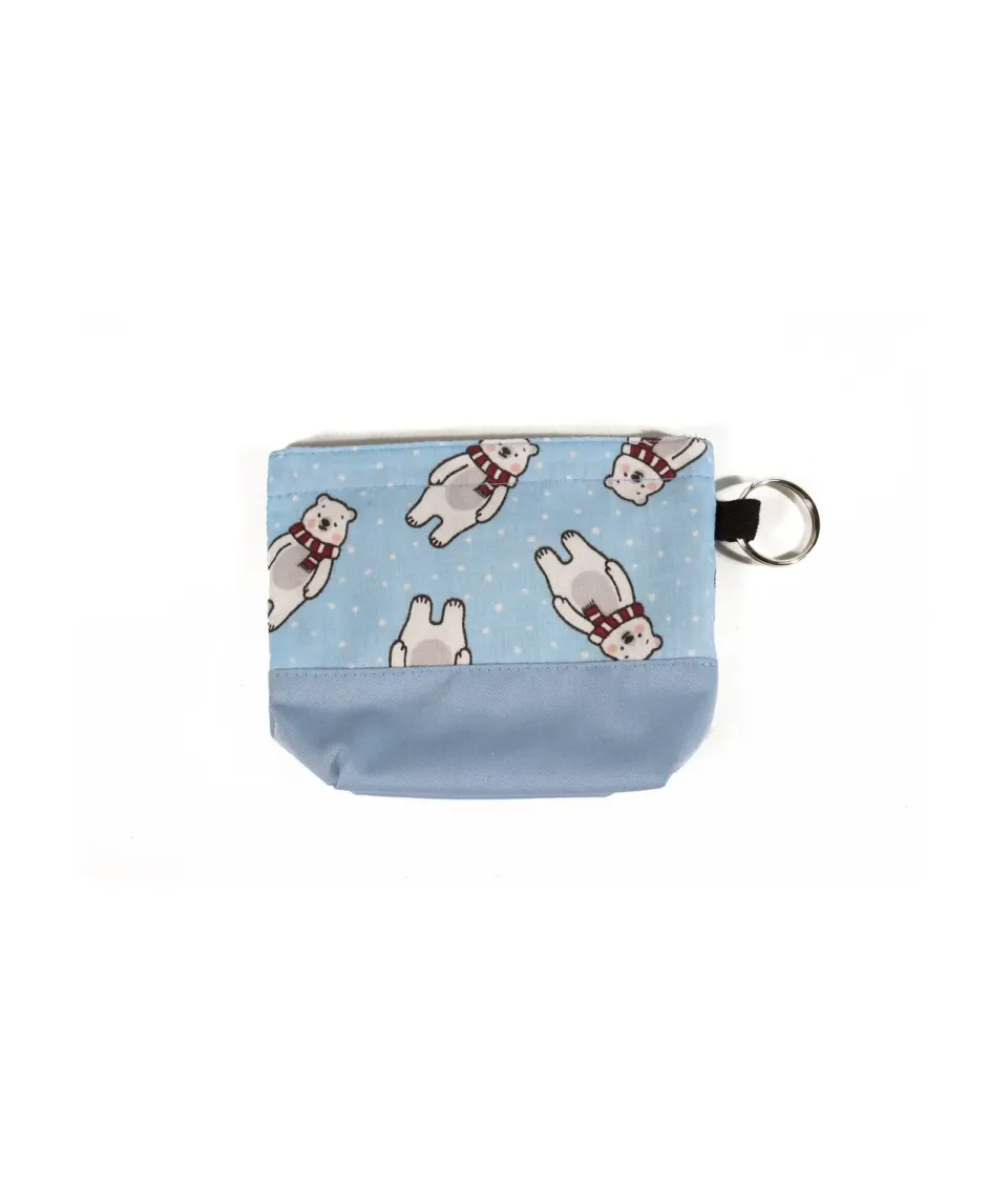 John Partridge Dog Christmas Treat Pouch Polar Bear godbitpose