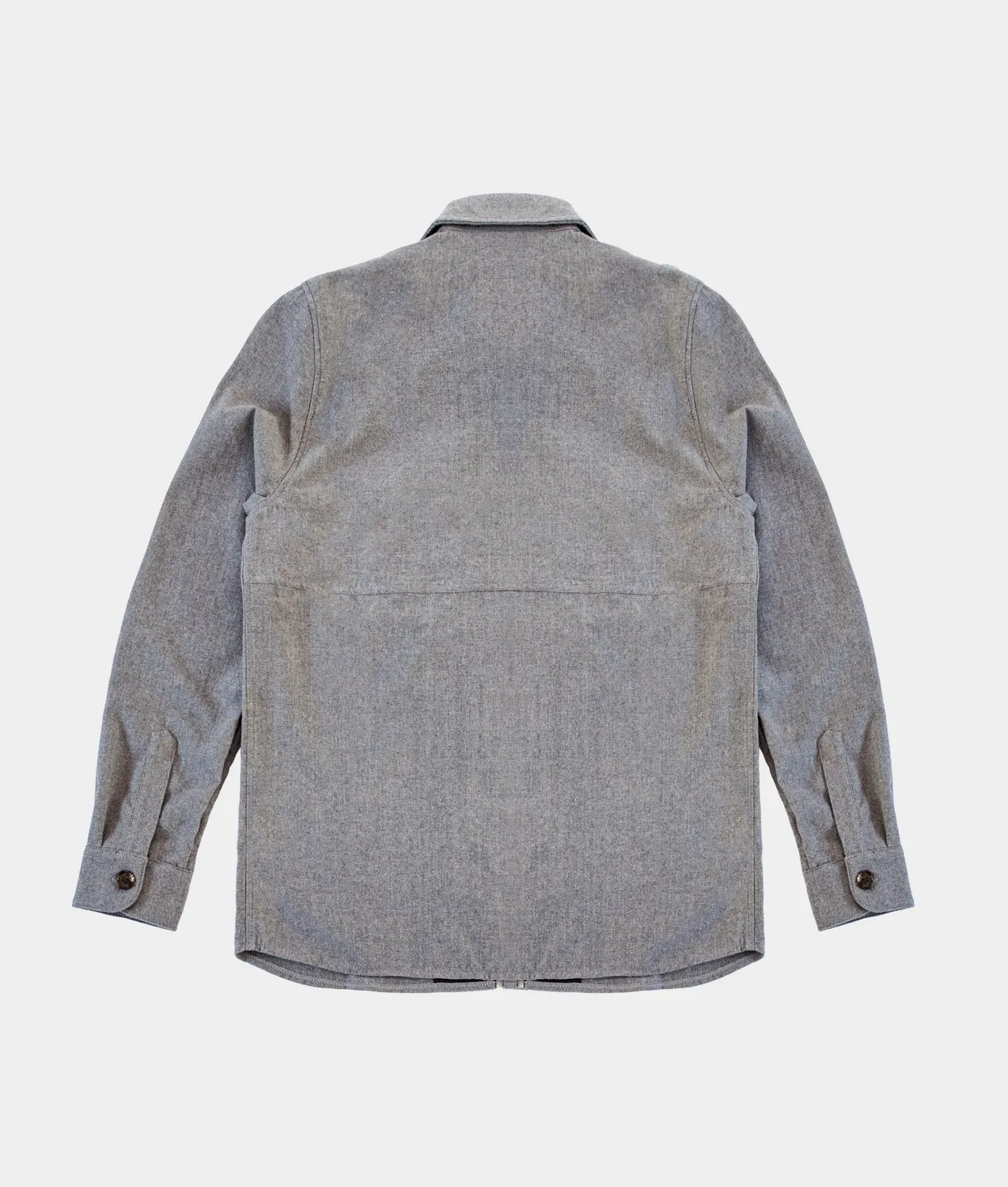 Cro'Jack Hank Zip Shacket ullskjorte grå L slim fit