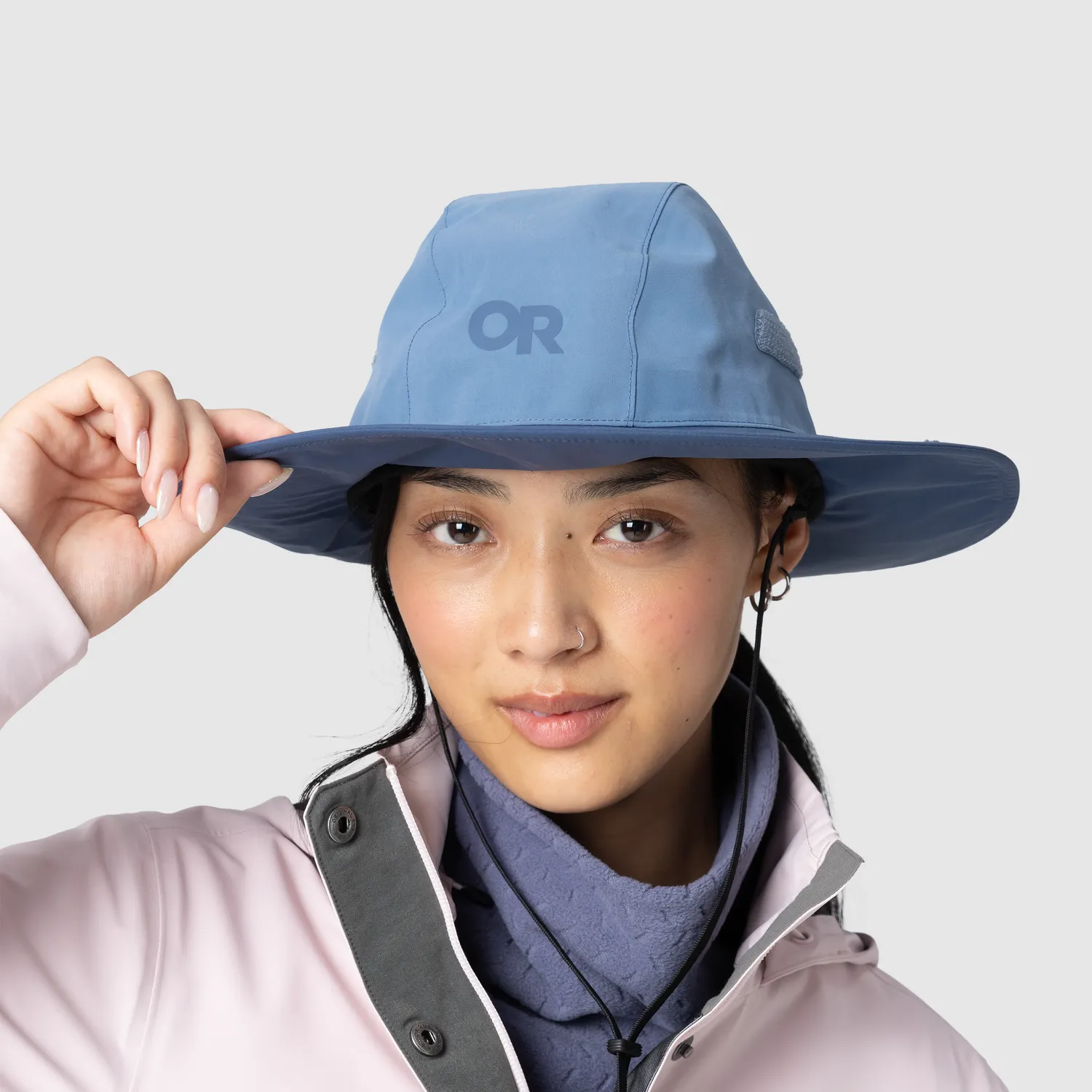 Outdoor Research Seattle Rain Hat regnhatt Black vanntett UPF 50+