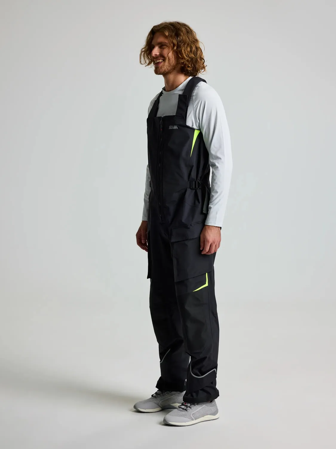 Slam PRO Offshore Bibs seilbukse unisex svart vanntett 15 000 mm