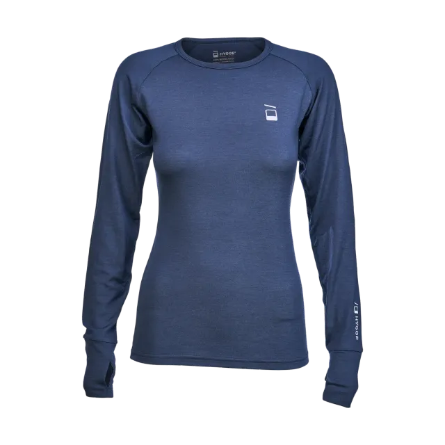 House of Hygge Hyggewool 180 Crew Neck ulltrøye Navy merinoull