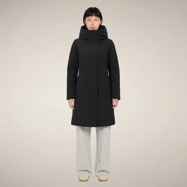 Save The Duck Leandra vinterkåpe dame Black slim fit
