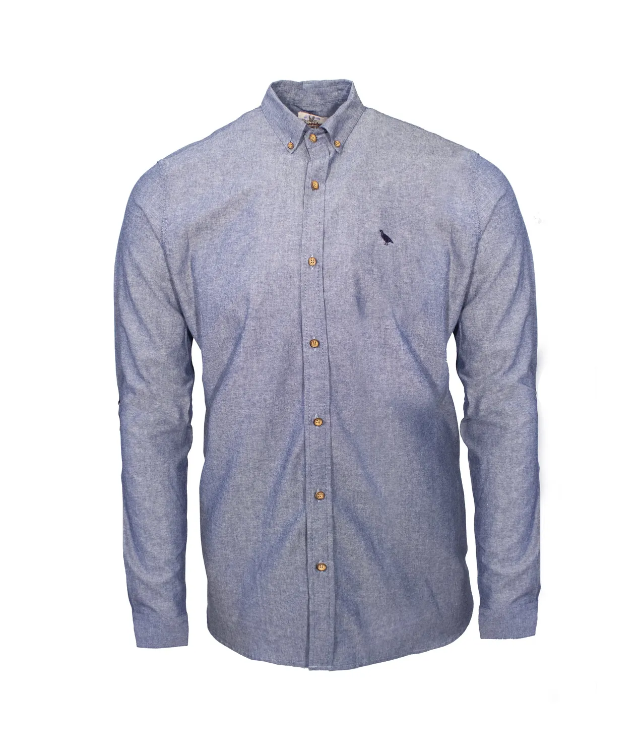 John Partridge Ridware Chambray Shirt skjorte lyseblå bomull
