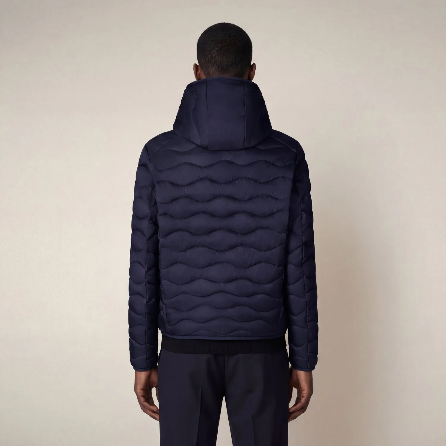Save The Duck Icons Reef boblejakke herre navy blue lett